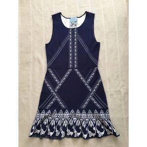 CeCe by Cynthia Steffe knit fit and flare dress